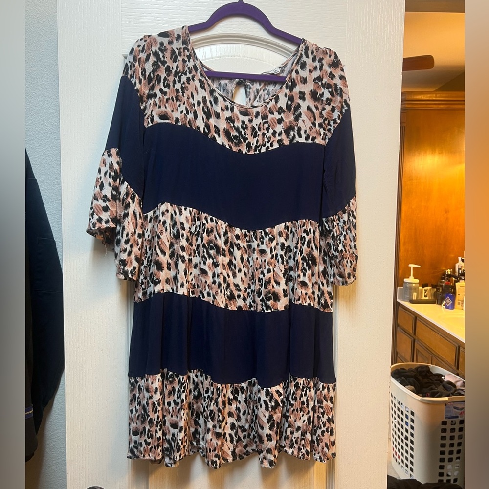 Leopard dress size Medium